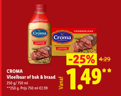  croma olie en vetten 250 750 750ml bakken braden vlees vloeibaar bak braad ml 