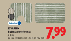  badmat toiletmat 2 45 50 60 90 online livarno delig cm wc mat 