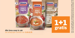  unox soep 1 combinatie 2e halve groen vezel chinese tomaten lente zak varieeren romige jungle groenten vezels champignon eiwitten 