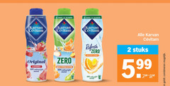  karvan cevitam limonadesiroop 2 30 100 suiker original aardbei natuurlijke zero multivruchten refresh sinaasappel gember stuks combineren 