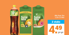  fuze tea ice 2 4 sparkling with green calories infused black extract mango chamomile peach hibiscus taste new recipe liter stuks 
