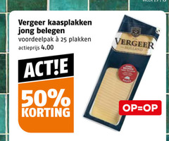  vergeer kaasplakken 25 50 jong belegen actieprijs 