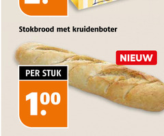  100 stokbrood kruidenboter stuk 