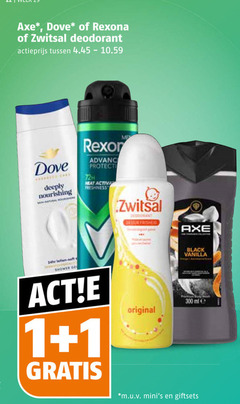  dove axe rexona zwitsal deodorant 1 24 300 actieprijs deeply nourishing advance protection 72h heat activa freshness grant shower gel original m.u.v giftsets black vanilla ml 
