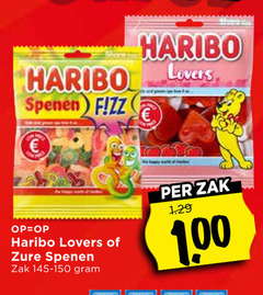  haribo spenen lovers zure zak 