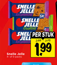 klik op dit plaatje voor een vergroting en voor vergelijkbare aanbiedingen gerelateerd aan
snelle jelle ontbijtkoekrepen 5 kruidkoek 5x stuk snelle jelle ontbijtkoekrepen 5 kruidkoek 5x stuk