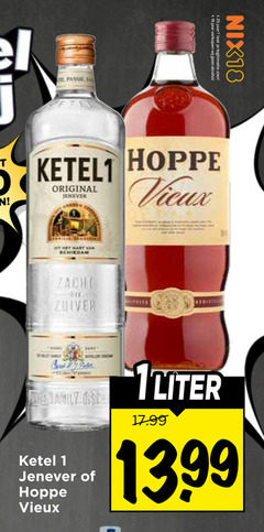  hoppe ketel 1 jenever vieux 25 nix18 passie ketel1 original schiedam zuiver jaar legitimatie 1liter 