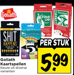 klik op dit plaatje voor een vergroting en voor vergelijkbare aanbiedingen gerelateerd aan
5 goliath stap happens kaartspellen stuk 5 goliath stap happens kaartspellen stuk