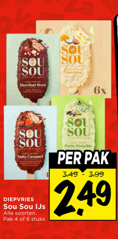  ijslollies 4 6 hazelnut hero lima 6x caramel diepvries ijs soorten pak stuks pretty 