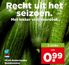  komkommer 2 recht seizoen voordeel planet proof nederlandse stuks 