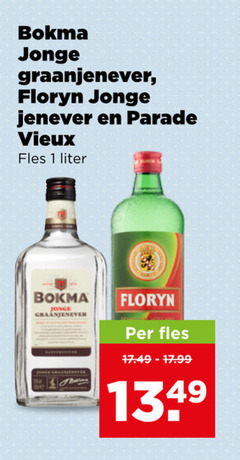 klik op dit plaatje voor een vergroting en voor vergelijkbare aanbiedingen gerelateerd aan
bokma floryn parade vieux jenever 1 jonge graanjenever fles liter bokma floryn parade vieux jenever 1 jonge graanjenever fles liter