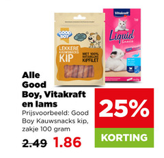klik op dit plaatje voor een vergroting en voor vergelijkbare aanbiedingen gerelateerd aan
25 100 vitakraft good boy kauwsnacks natuurlijke kipfilet kip lams zakje liquid 25 100 vitakraft good boy kauwsnacks natuurlijke kipfilet kip lams zakje liquid