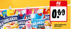  new melkunie breaker lemon cheese originals cake raspberry yoghurt zero suiker unie breakers stuk 