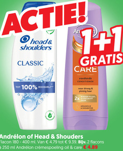  1 2 100 180 250 400 head shoulders classic roosvrij care voedende conditioner droog pluizig haar minder pluis 2x zijdezacht arganolie dermatologisch flacon ml oil 