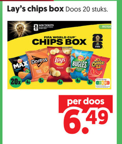  lays chips 4 20 box doos stuks win tickets recycle fifa world cup doritos 20x 4x naturel bugles 