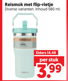  flip rietje inhoud ml mug with straw elders stuk 3.99 