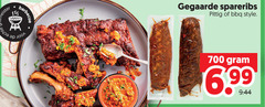  555 700 grillmeister barbecue gegaarde spareribs pittig bbq style 6 99 