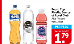  royal club pepsi rivella cola frisdrank 1 original tonic classic sourcy vitamin water flessen liter fles 17 