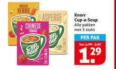  cup a soup soep 3 indiase kerrie knows chinese tomaat asperge knorr pakken stuks pak 