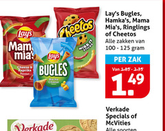  lays mam mia cheese paprika flavour cheetos bugles verkade nacho nibbit sticks mama ringlings zakken zak mcvities soorten 