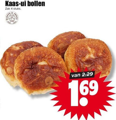  kaasbroodjes 4 kaas ui bollen zak stuks 