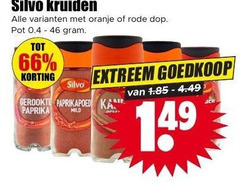  silvo kruiden 46 oranje rode dop pot extreem gerookte paprika mild 