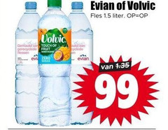  evian mineraalwater 99 gemaakt touch fruit vin fles liter zero 