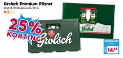  grolsch krat bier 25 premium pilsner 16 24 30 45 nix18 