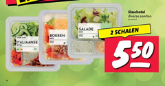  2 4 boeren mix italiaanse stijl salade slaschotel soorten stuk schalen 