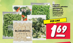  sperziebonen broccoli bloemkool snijbonen 400 gesneden gebroken broccoliroosjes groentemix zak 