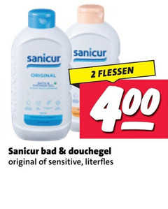  sanicur douchegel 2 original flessen bad sensitive 