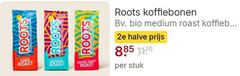  roots koffiebonen dark roast medium bio 2e halve stuk 