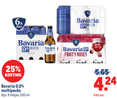  bavaria alcoholvrij bier 1 6 7 10 25 330 6x generatie natuurlijk euwe installatie fam zeven varia traditionele hoppen mineraalwater vrij jaar gezuiverd natuur lieshout dark vel eerst verfrissend alcohol fruitig vit joe 0.0 330ml fruity rosee r ge multipacks blikjes ml 