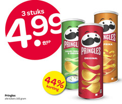  pringles chips 3 44 stuks 8 sour onion original paprika kokers 