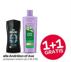 klik op dit plaatje voor een vergroting en voor vergelijkbare aanbiedingen gerelateerd aan
andrelon axe douchegel deodorant shampoo conditioner 1 dag varieeren andrelon axe douchegel deodorant shampoo conditioner 1 dag varieeren