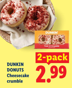 klik op dit plaatje voor een vergroting en voor vergelijkbare aanbiedingen gerelateerd aan
2 yum crumble donuts cheesecake pack 2 yum crumble donuts cheesecake pack