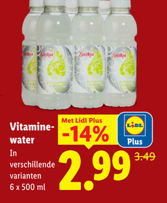  fruitdrank 6 500 saskia vitamine water ml 