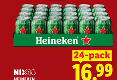  heineken blikjes bier 24 nix18 pack 