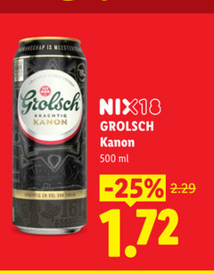  grolsch speciaalbieren 16 500 meesters nix18 kanon ml 