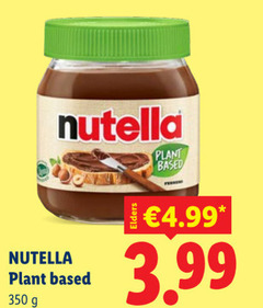  nutella hazelnootpasta 350 plant based 3.99 
