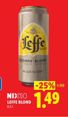  leffe blikjes bier 20 anno blonde blond 6 nix18 5 