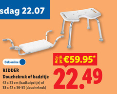  23 42 online ridder douchekruk badzitje cm badkuipzitje 