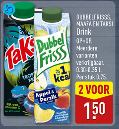  maaza dubbelfrisss taksi fruitdrank 1 2 40 100 150 tak dubbel rijk vitamine zuivel trop drink meerdere frisss appel perzik verfrissend stuk 