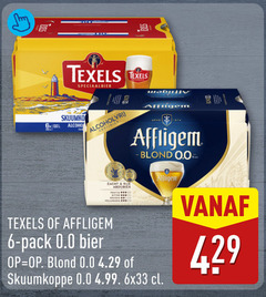  affligem texels alcoholvrij bier 6 speciaalbier zacht rijk abdijbier pack 0.0 blond skuumkoppe 