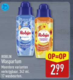  robijn wasverzachter 17 geur intense morgenfris passiebloem bergamot meerdere ml wasbeurten 