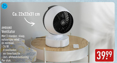  ventilator 3 8 24 ca. cm standen slaap natuurlijke wind normaal snelheden timerfunctie afstandsbediening stuk 