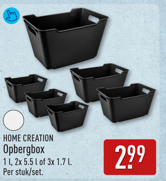  opbergdozen 11 home creation opbergbox 2x 3x l stuk 