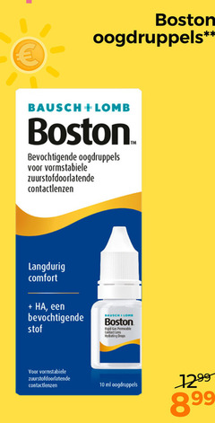  boston oogdruppels 10 bausch vormstabiele zuurstofdoorlatende contactlenzen langdurig comfort stof rigid gas contact lens hydrating drops ml 