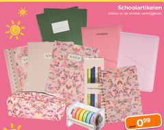  schoolartikelen notes fineliners notebook 