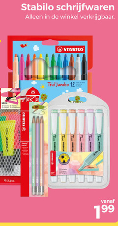klik op dit plaatje voor een vergroting en voor vergelijkbare aanbiedingen gerelateerd aan
viltstiften schoolartikelen 4 12 stabilo schrijfwaren st. vis neon designer pastel trio jumbo pins swing cool viltstiften schoolartikelen 4 12 stabilo schrijfwaren st. vis neon designer pastel trio jumbo pins swing cool